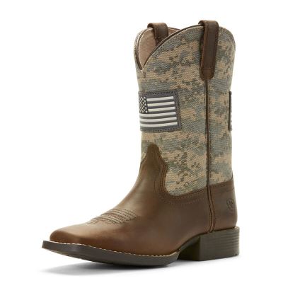 Ariat Patriot Kahverengi Western Csizma Çocuk (27196-153)